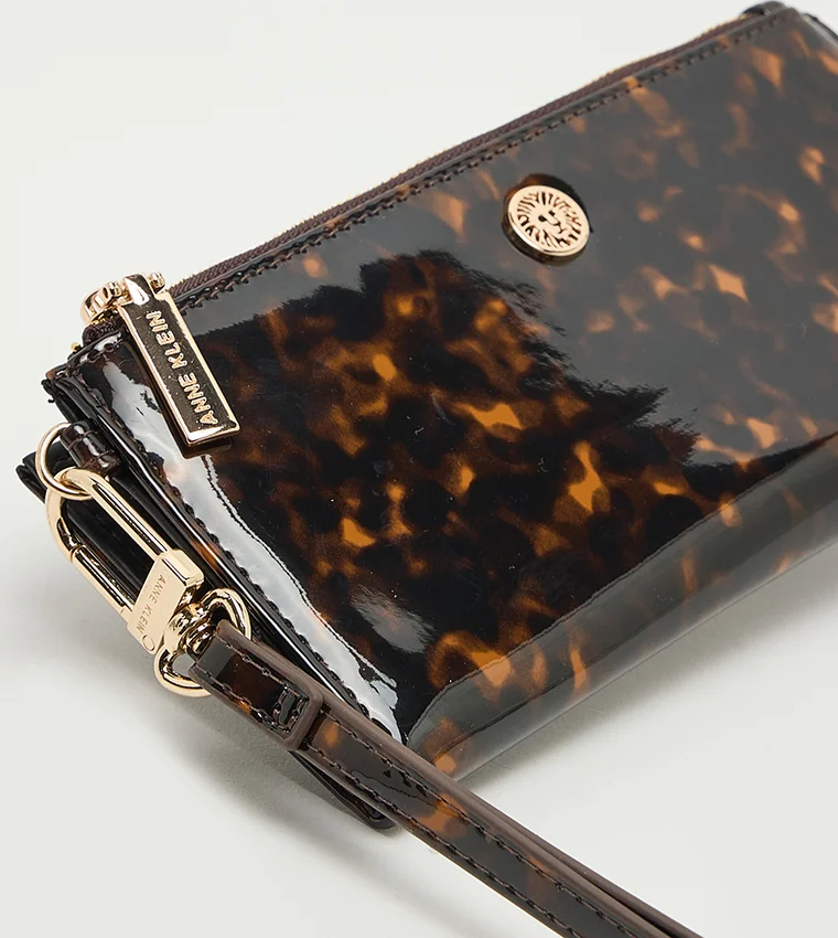 آن كلاين Anne Klein Printed Zippered Bi-fold Wallet